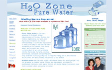 H2O Zone Water, Pure Simple, Local